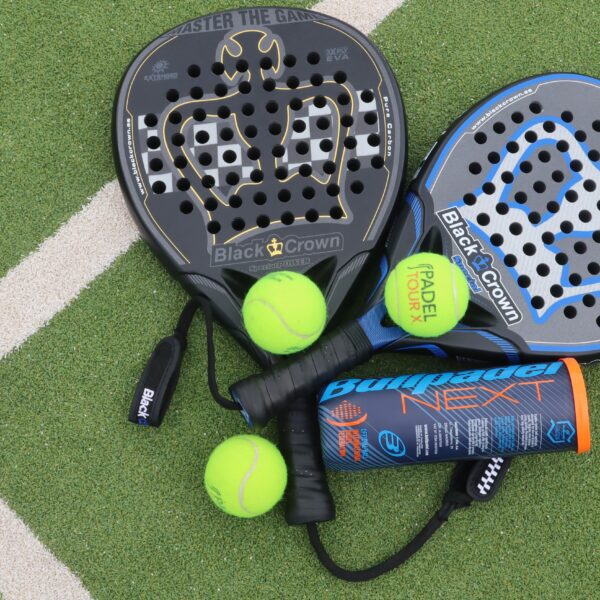 Padel rackets and padel box